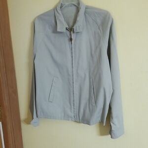 Light Gray Zip-Up Jacket